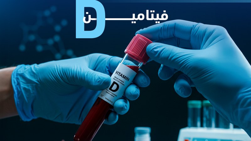 منشور توعوي عن فحص فيتامين D من تصميم إيبرو